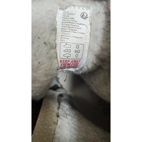 Mini Boden Real Fur Deer Boots Brown Real Fur Lined Ankle Zip Winter Shoes Siz39 - Picture 9 of 12